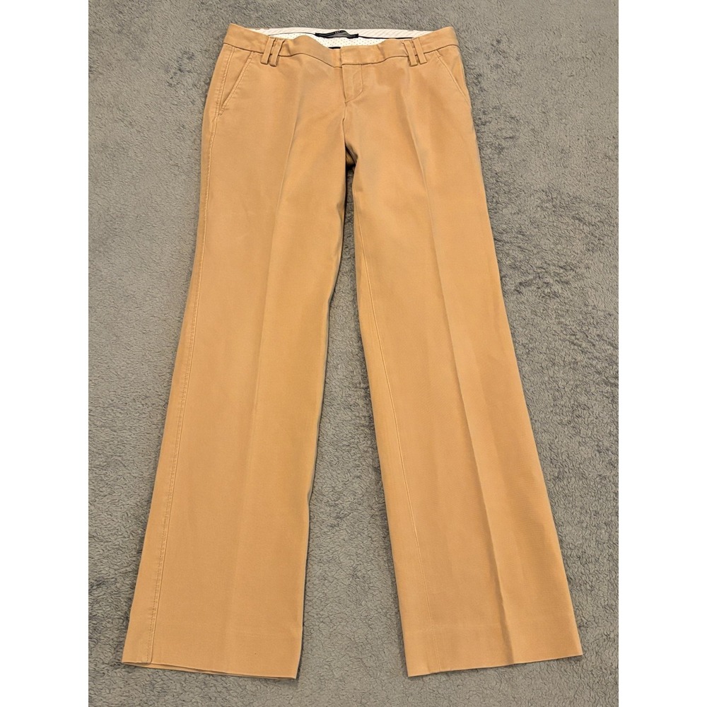 Gap Womens Chino Pants 2R Beige Stretch Mid Rise Slacks Career Office Casual